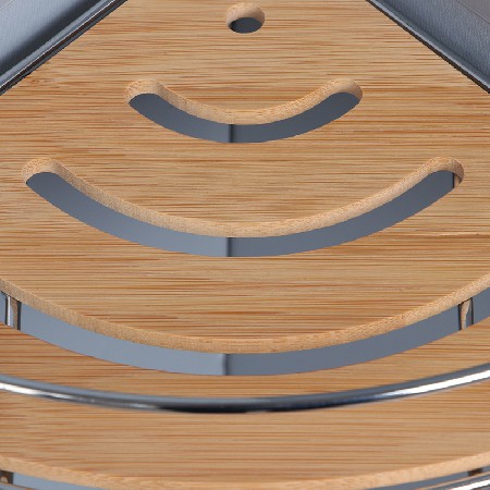 Bamboo board fan-shaped frame