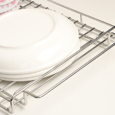 Telescopic sink rack