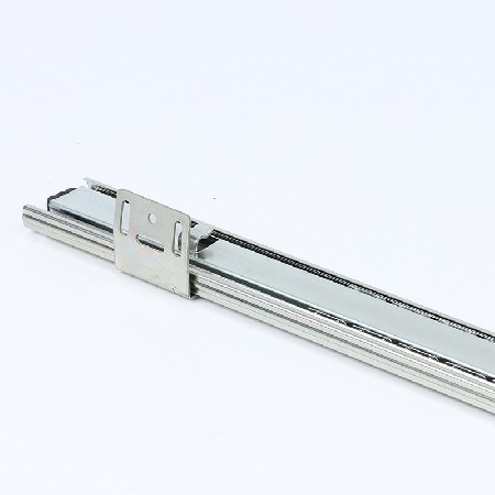 Kitchen garbage bin guide rail rack